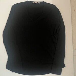Women's Black Vneck pullover